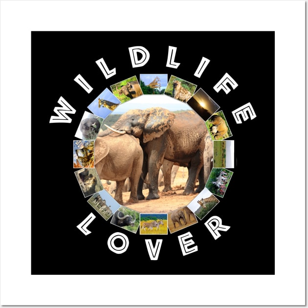 Wildlife Lover Elephant Rest Wall Art by PathblazerStudios